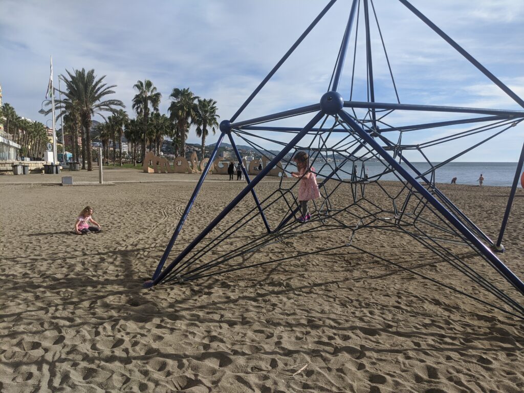 spider climber playground equipment