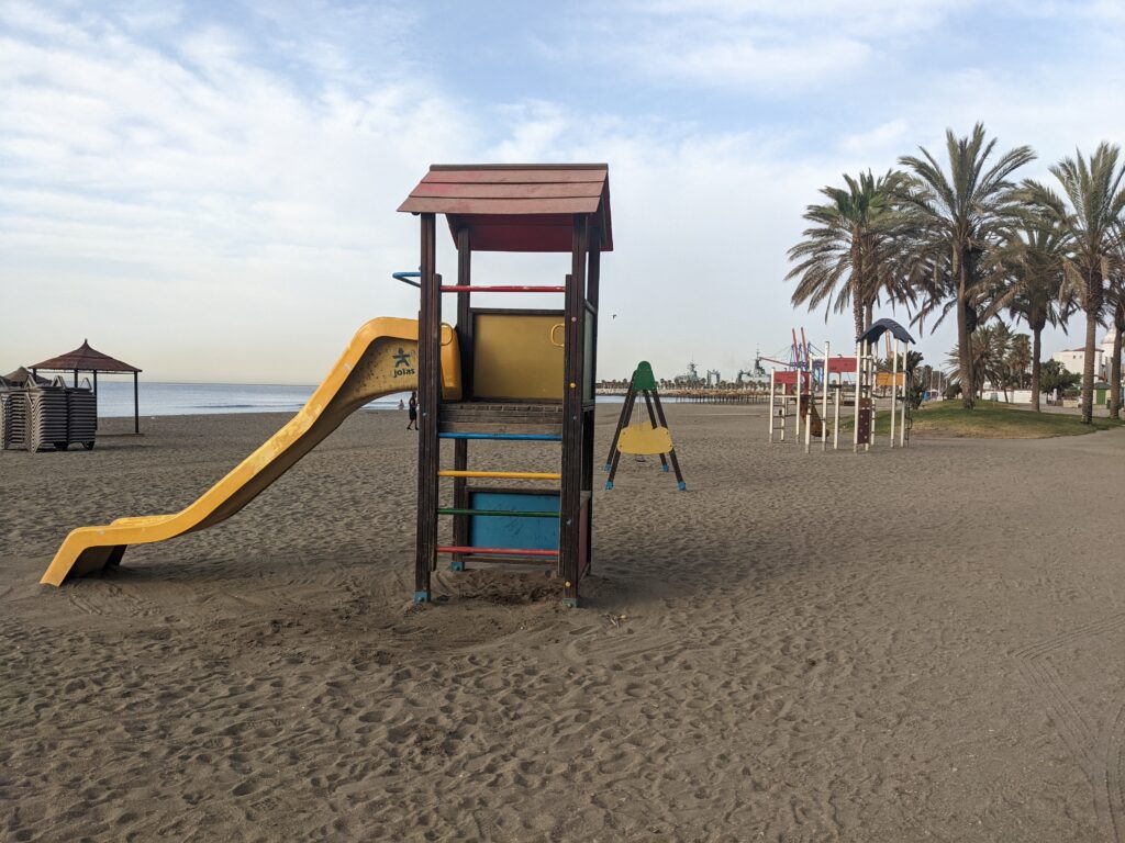 Slide and playground equipment
